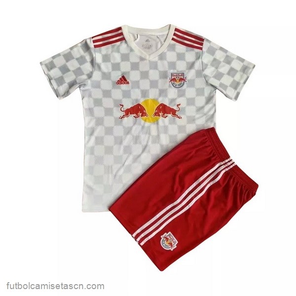 Camiseta Red Bulls 1ª Niño 2021/22 Blanco